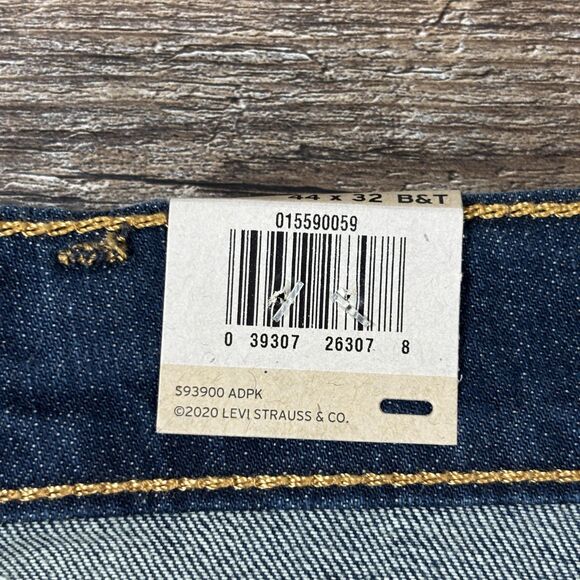 Levis 559 Relaxed Straight Jeans Men's 44x32 Blue Wash Stretch Denim - Picture 11 of 15